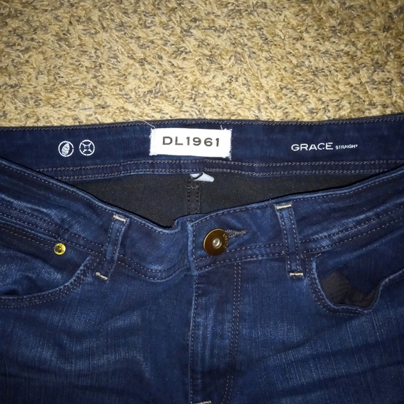 DL1961 Grace Women's Mara Straight Mid Rise Jeans Size 28 - Picture 7 of 9